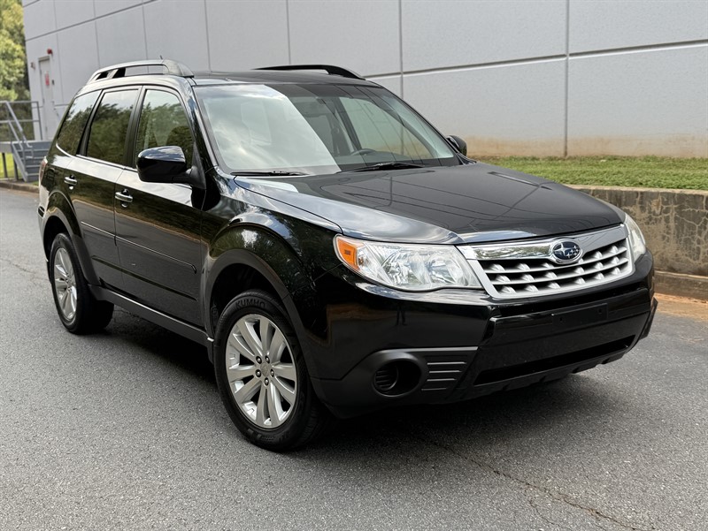 2011 Subaru Forester 2.5X Premium in Black for sale at Carvista in Lawrenceville, GA