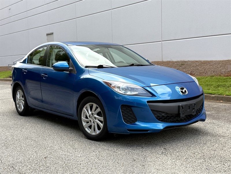 2012 Mazda MAZDA3 I Grand Touring 4-Door in Blue for sale at Carvista in Lawrenceville, GA